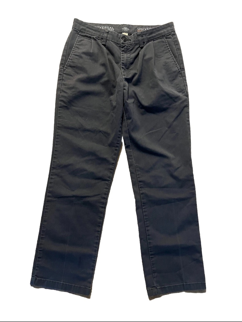 St John’s Bay Universal Easy Care Men’s Gray Pants Classic Chinos 30W/30L